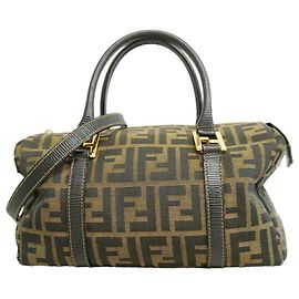 Borsa Fendi Zucca Canvas Marrone