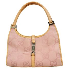 Gucci Jackie Jumbo GG Handbag Pink