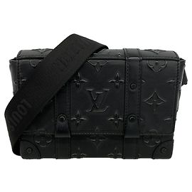 Bolsa Sling Louis Vuitton Monogram Seal Trunk Preto