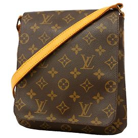 Borsa a tracolla Louis Vuitton Monogram Musette Salsa Marrone