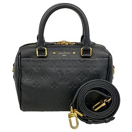 Borsa Louis Vuitton Monogram Empreinte Speedy Bandoulière 20 Nero