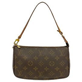 Louis Vuitton Monogram Pochette Accessoires Brown