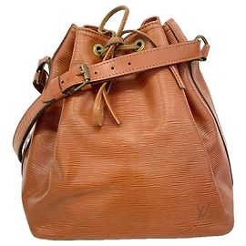 Borsa a tracolla Louis Vuitton Epi Petit Noé Marrone
