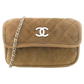 Chanel 65412 Shoulder Bag Brown