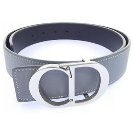 Cinturón Standard Christian Dior Castaño Negro