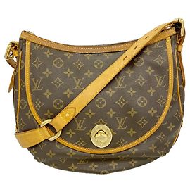 Louis Vuitton Monogram Tulum GM Schultertasche Braun