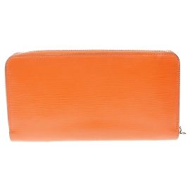 Louis Vuitton Zippy Organizer Piel Epi 20 cm Naranja