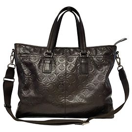 Borsa a tracolla Coach in pelle marrone Marrone