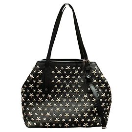 Sac cabas Jimmy Choo Star Studded Sasha S Noir
