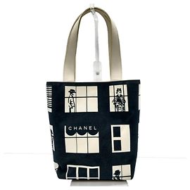 Borsa Tote Chanel Windows Line Nero Crudo