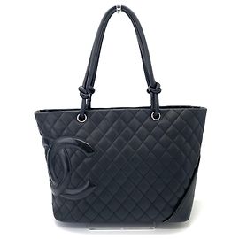 Chanel Cambon Line Large Tote Bag Black