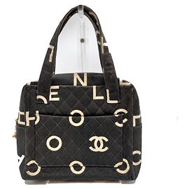 Mini borsa tote Chanel Nero Bianco