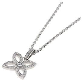 Louis Vuitton 18K White Gold Pendant Cracker Diamond Necklace Other