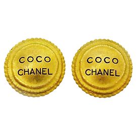 Orecchini a clip Chanel placcati oro D'oro