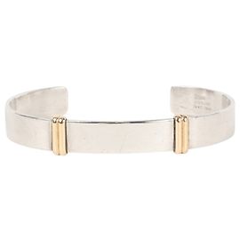 Autre Marque Tiffany & Co. Vintage K14 Bangle Silvery Golden
