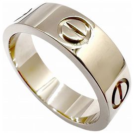 Bague Cartier Love K18WG Doré