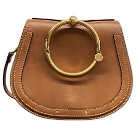 Bolso pequeño de pulsera Chloé Castaño