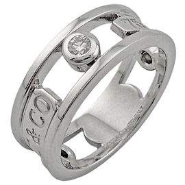 Autre Marque Tiffany & Co. 1837 Element Ring aus 18K Weißgold Silber