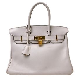 Hermès Hermes Birkin Glycine Swift com Gold Hardware 30 Outro