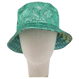 Bob réversible Gucci Multicolor GG Canvas Vert