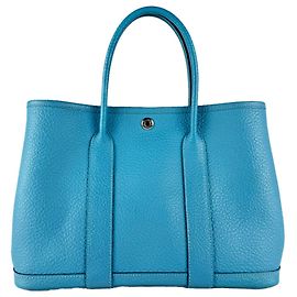 Hermès Hermes Garden Party TPM 30 Handbag Blue