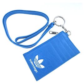 Balenciaga & Adidas Leather Card Case in Blue Blue