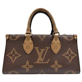 Louis Vuitton OnTheGo EW Monogram Handbag Brown