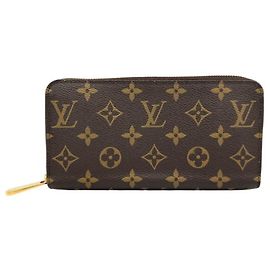 Portefeuille long Louis Vuitton Monogram Canvas Marron