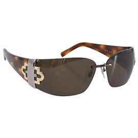 Bulgari BVLGARI Sunglasses plastic Brown Auth BA15666V Brown