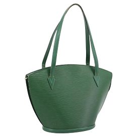 LOUIS VUITTON Bolsa Shopping Epi Saint Jacques Green M52274 LV Auth 203777 Verde