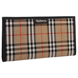 Agenda Burberrys Nova Check Canvas Beige Auth BA15694 Beige
