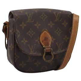 LOUIS VUITTON Borsa a tracolla Monogram Saint Cloud PM M51244 LV Auth 201329 Monogramma