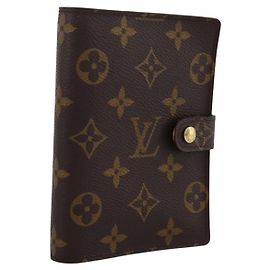 LOUIS VUITTON Monogram Agenda PM Day Planner Cover R20005 LV Auth 201181 Monograma