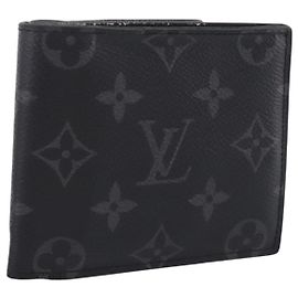 LOUIS VUITTON Monogram Eclipse Portefeuille Marco NM M62545 LV Auth 202834 Monograma