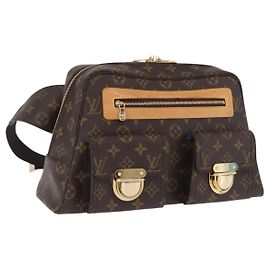 LOUIS VUITTON Monogram Hudson GM Shoulder Bag SPO M40045 LV Auth 198983SAV Monogramma