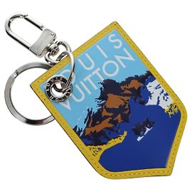 LOUIS VUITTON Damier Grafitte Porte Cles LV Alps Bag Charm M63840 Auth 197290M Damier ebene