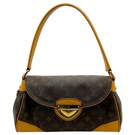 Louis Vuitton Monogram Beverly Shoulder Bag Brown