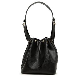 Borsa a secchiello Louis Vuitton Epi Petit Noe Nera Nero