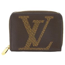 Monedero Zippy Monogram Giant Louis Vuitton Castaño Monograma