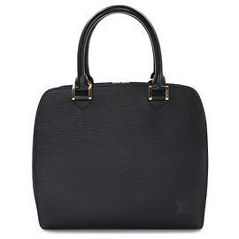 Louis Vuitton Epi Pont Neuf Handtasche Schwarz