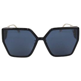 Christian Dior Black 30 Montaigne BU Butterfly Sunglasses Black