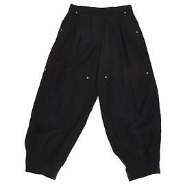 Pantalon Cargo Loewe en mélange de viscose noir Noir