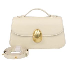 Autre Marque Neous Phoenix 1.0 Handtasche aus cremefarbenem Leder Weiß