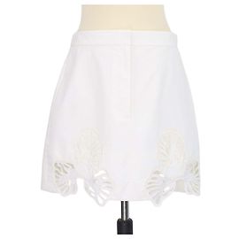 Autre Marque Mini-jupe Blairhall en coton blanc Acler Blanc