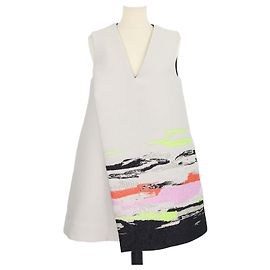 Autre Marque Stine Goya Light Grey/Multicolor Abstract Strokes SGTamar Dress Other