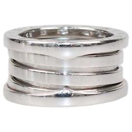 Bulgari Bvlgari 18K White Gold B.Zero1 Three Band Ring Size 49 Golden