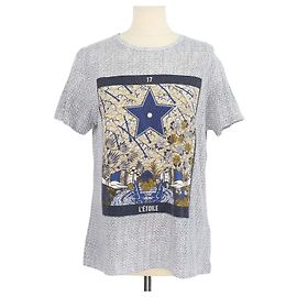 Camiseta Christian Dior Gris de mezcla de algodón con estampado 17 L'Etoile Gris