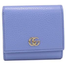Cartera bi-fold Gucci azul Azul