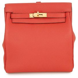 Hermès Sac à dos Hermes Kelly Ad PM Rouge