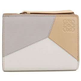 Carteira bi-fold Loewe em White Branco
